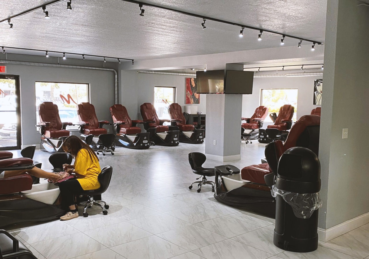 Nails by Mercede Day spa offering manicures, pedicures, waxing